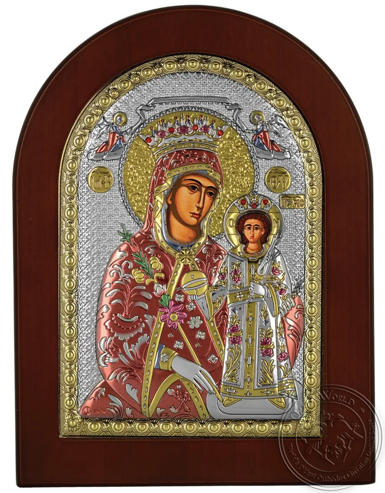 ღვთისმშობელი ვარდებით, ვერცხლისფერი ხატი