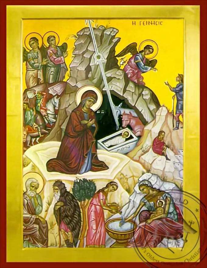 Nativity of Christ - Byzantine Icon