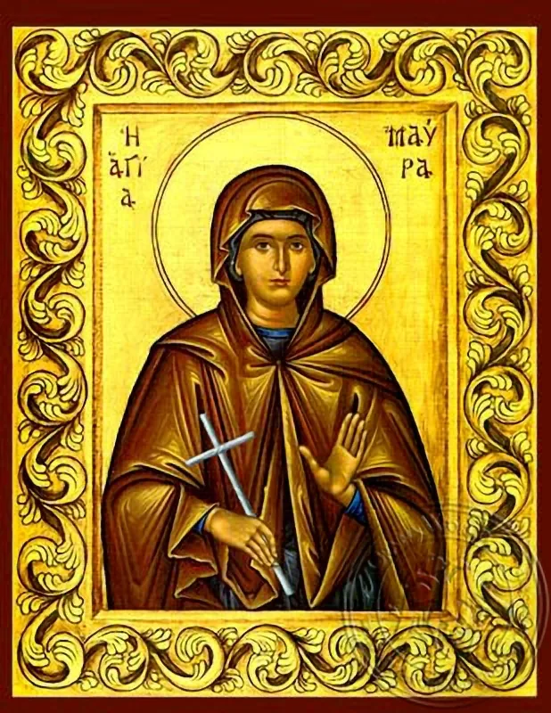 Saint Maura, Martyr - Hand Painted Icon