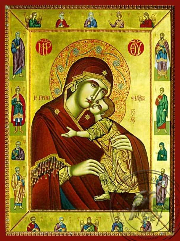 ღვთისმშობელი ყრმით, ტკბილად ამბორისმყოფელი, ხელნაწერი ხატი