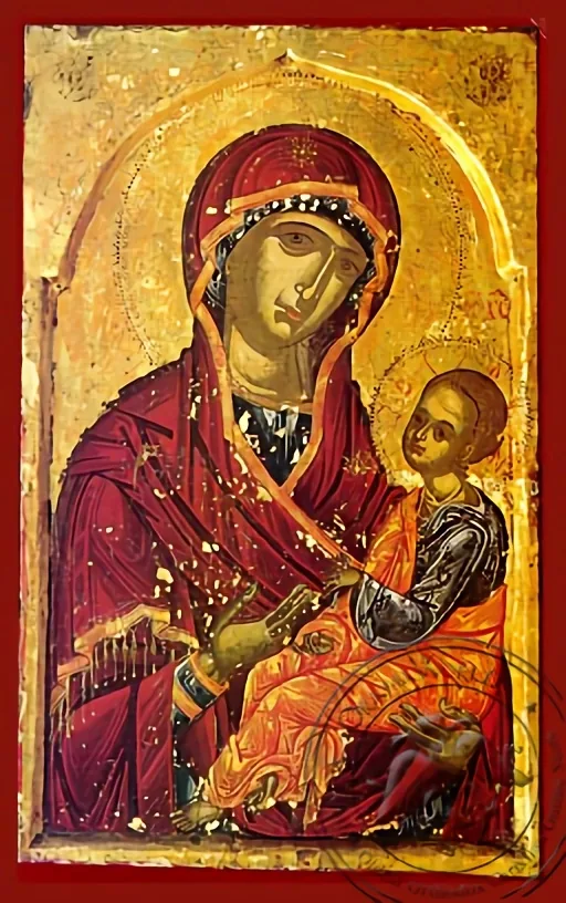 ღვთისმშობელი სიხარული მწუხარე, ხელნაწერი ხატი