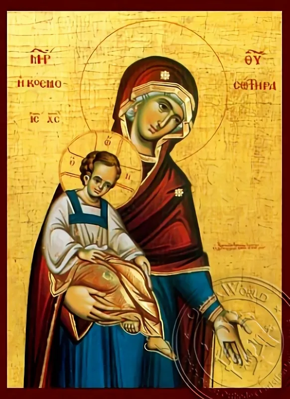 ღვთისმშობელი სოფლის მაცხოვარი, ხელნაწერი ხატი