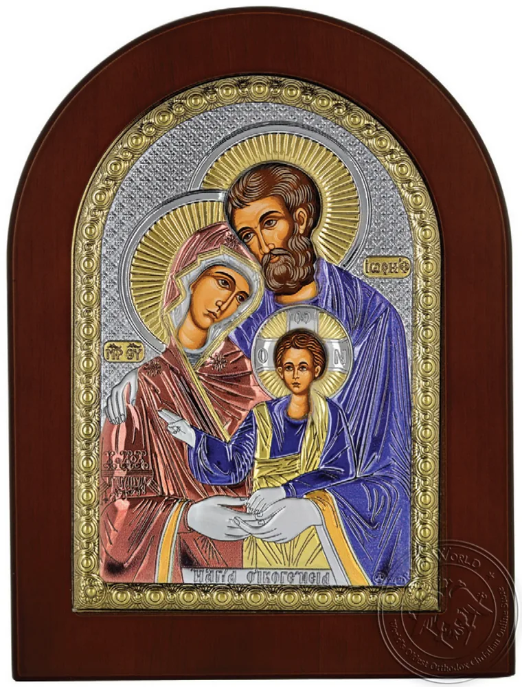 წმინდა ოჯახი, ვერცხლისფერი ხატი