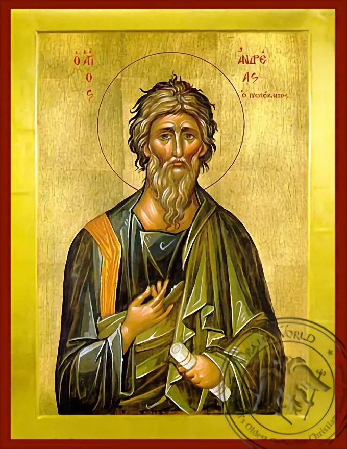 წმინდა მოციქული ანდრია, პირველწოდებული, ბიზანტიური ხატი