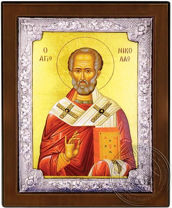 წმინდა ნიკოლოზი, ვერცხლის ხატი