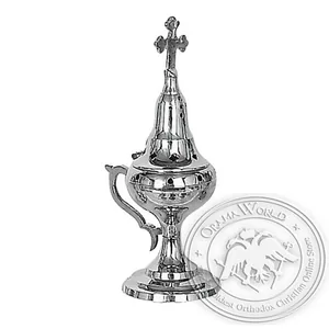 Byzantine Nickel Plated Home Censer - H60