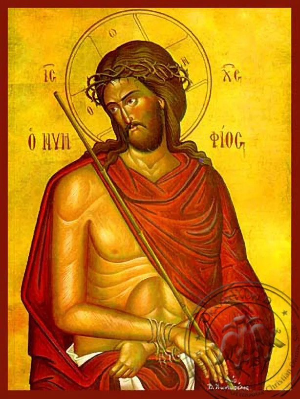 Жених, рукописная икона