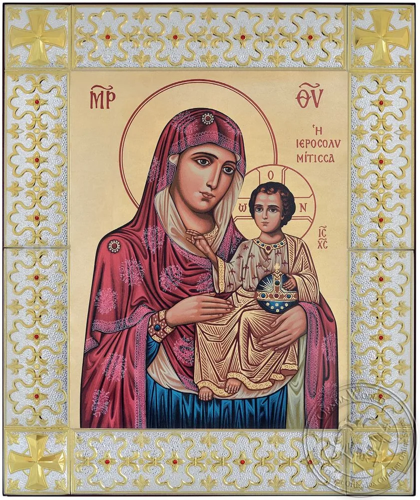 იერუსალიმის ღვთისმშობელი, ვერცხლისფერი ხატი