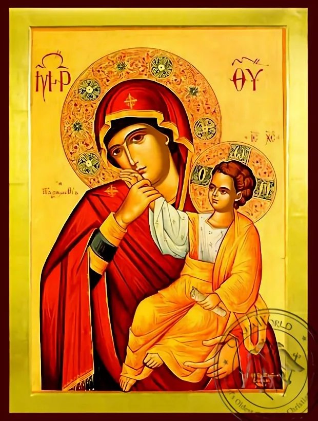 ღვთისმშობელი ყრმით, ნუგეშისმცემელი, ბიზანტიური ხატი