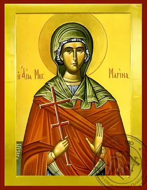 Saint Marina - Byzantine Icon