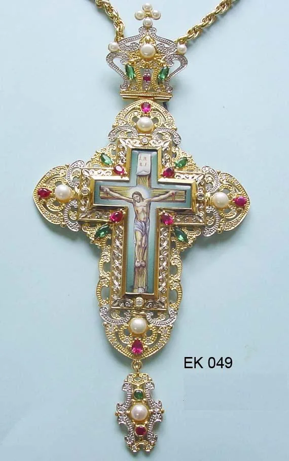 Silver Pectoral Cross - 049