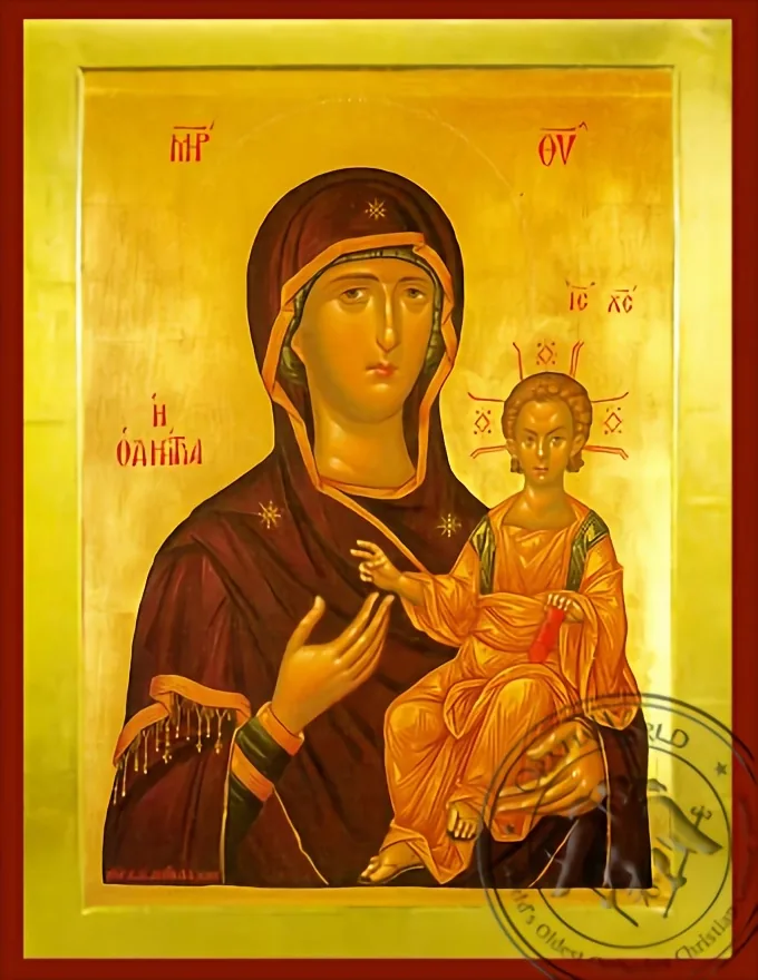 Богородица Одигитрия, византийская икона