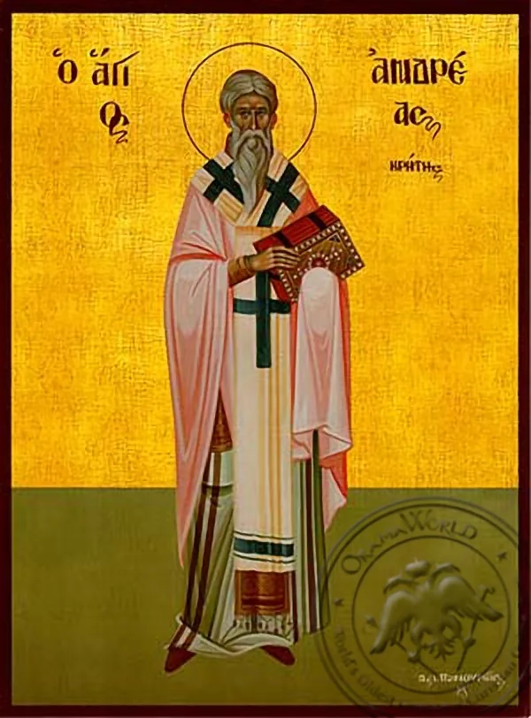 Saint Andrew, Archbishop of Crete, Full Body - Hand Painted Icon