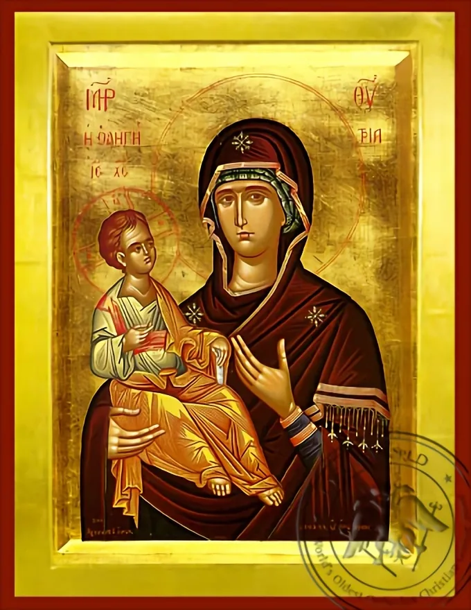 ღვთისმშობელი ყრმით, ოდიგიტრია, ბიზანტიური ხატი
