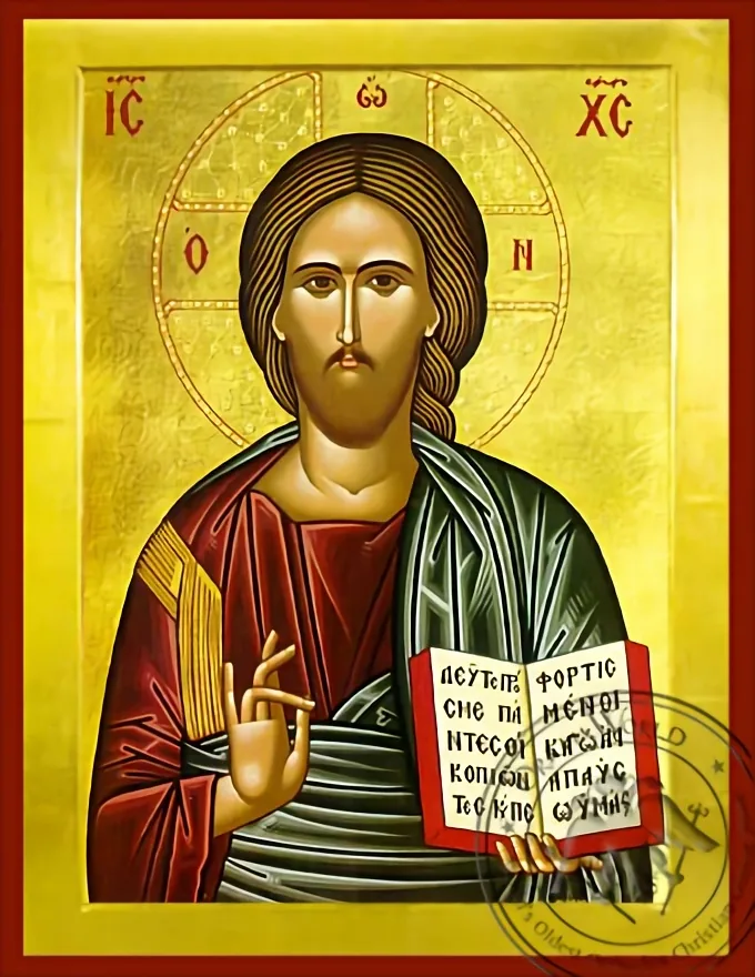 Christ Blessing - Byzantine Icon