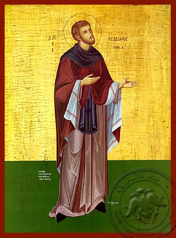 Saint Theodore of Kythera - Hand-Painted Icon
