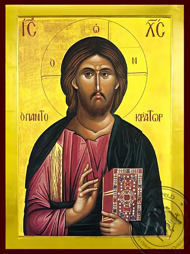 Christ Blessing, Pantocrator - Byzantine Icon