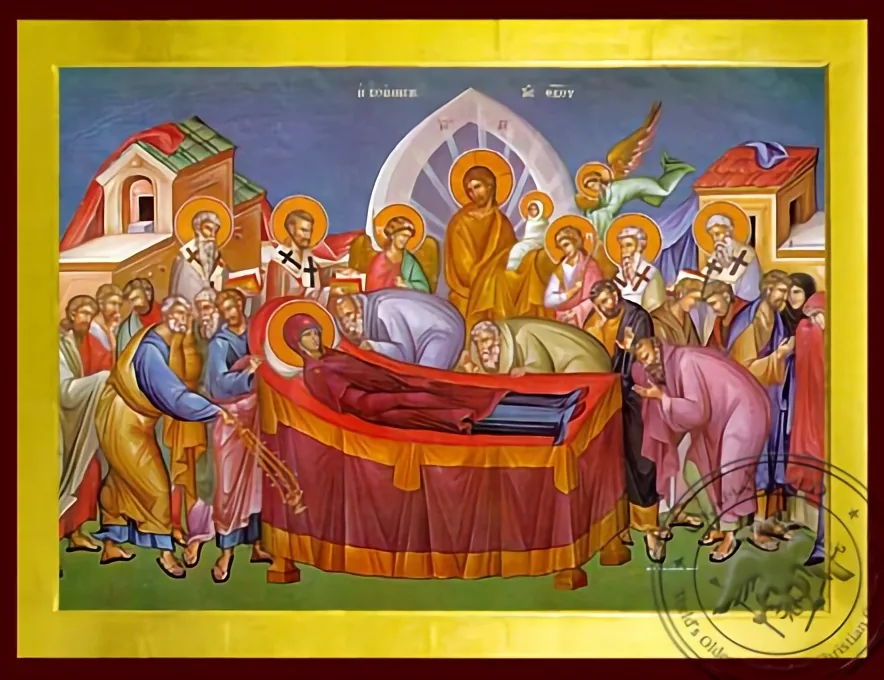 Dormition of Theotokos - Byzantine Icon