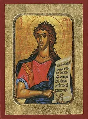 Zacharias the Prophet - Aged Byzantine Icon