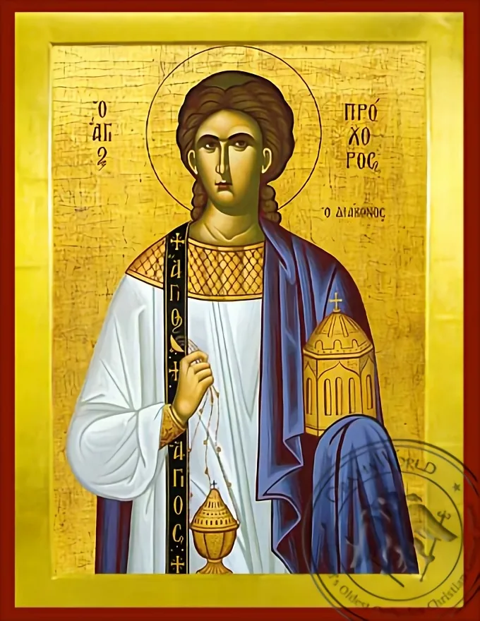 წმინდა მოციქული პროხორე და დიაკონი, ბიზანტიური ხატი