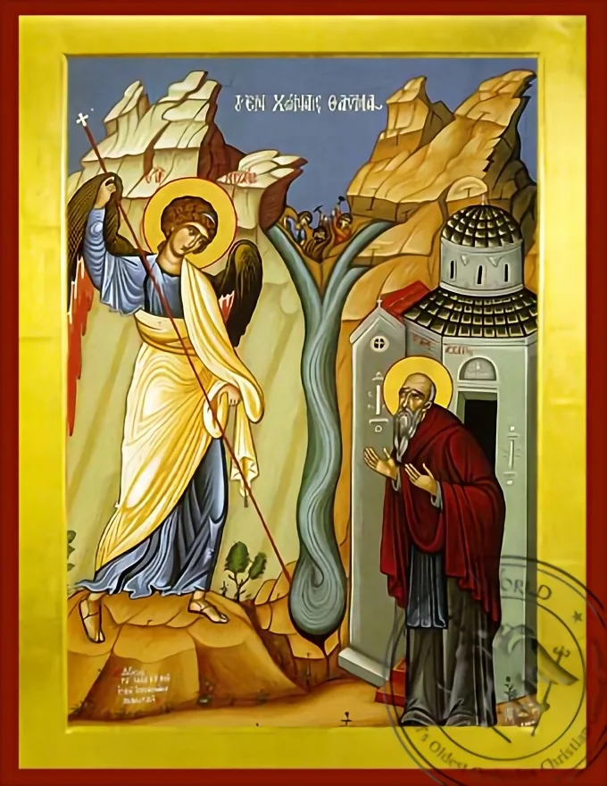 Архангел Михаил чудо Хоны, византийская икона