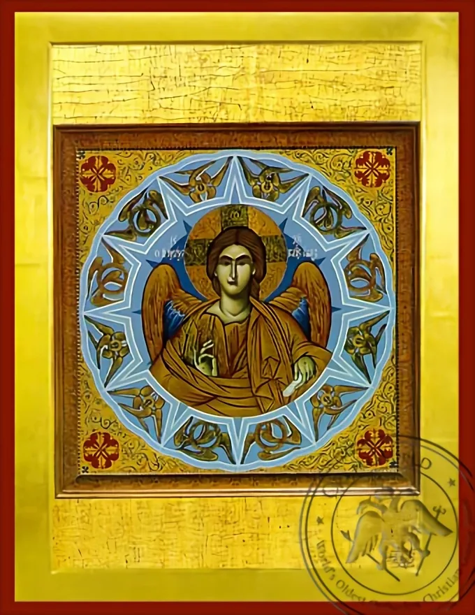 მაცხოვარი მაკურთხებელი, დიდი განზრახვის ანგელოზი, ბიზანტიური ხატი