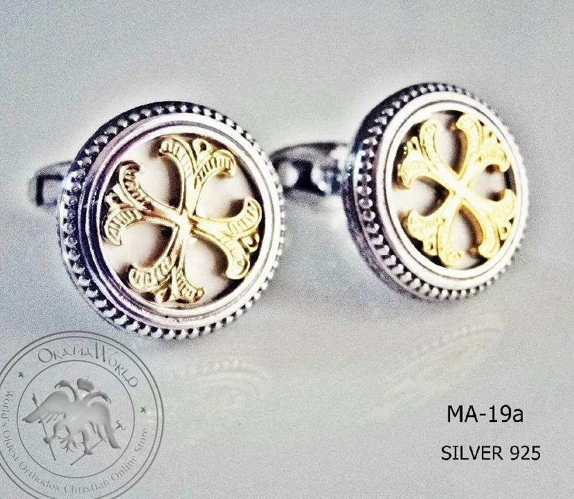 Silver Clergy Cufflinks - 019