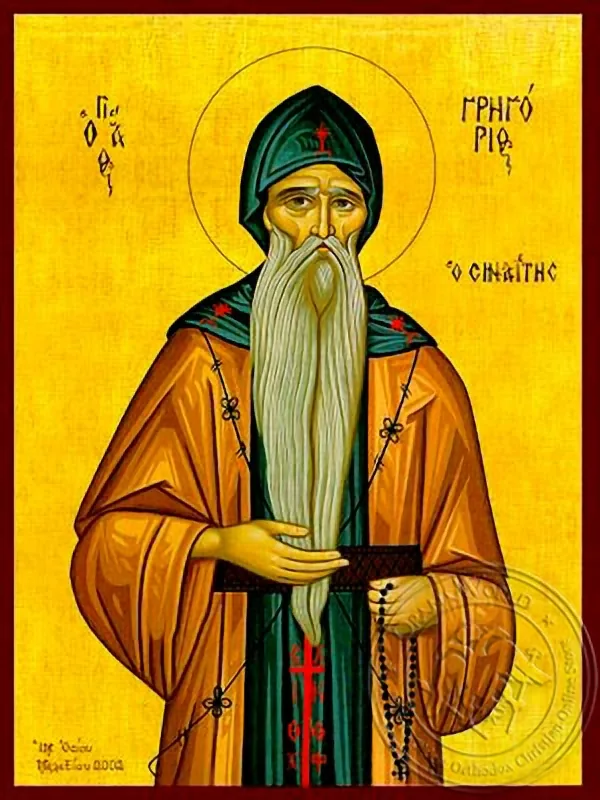 Saint Gregory the Sinaite - Hand Painted Icon