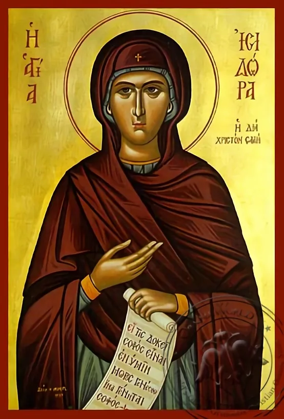 Saint Isidora - Hand-Painted Icon