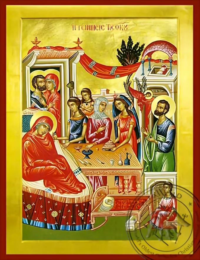 შობა ღვთისმშობელი, ბიზანტიური ხატი