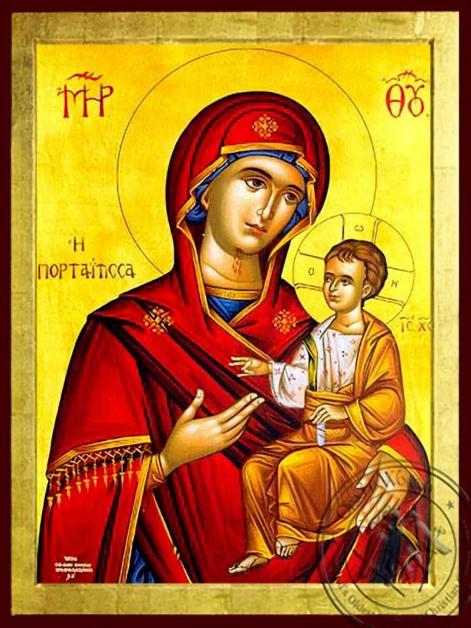 Богородица с Младенцем, Одигитрия, Иверская (Вратарница), Иверон, византийская икона