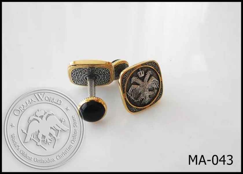 Silver Clergy Cufflinks - 043