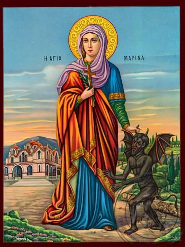 Saint Marina - Nazarene Art Icon
