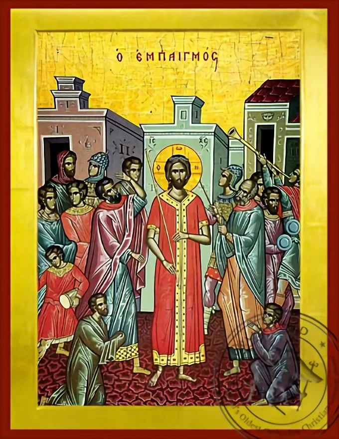 ქრისტეს დაცინვა, ბიზანტიური ხატი