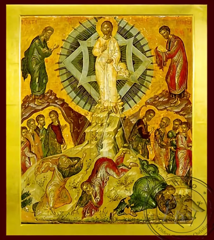 ფერისცვალება, ბიზანტიური ხატი