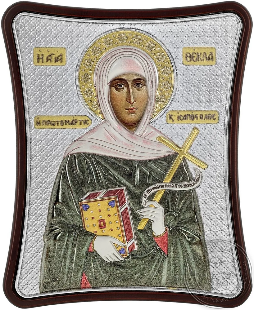 წმინდა თეკლა, ვერცხლისფერი ხატი