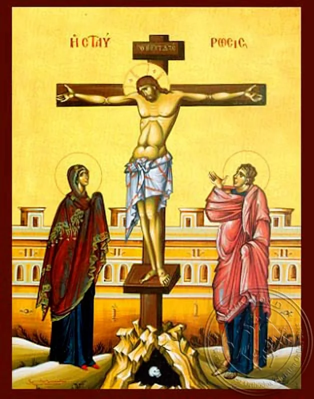 Crucifixion - Hand Painted Icon