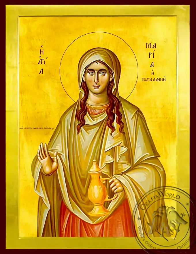 Святая Мария Магдалина, мироносица, византийская икона
