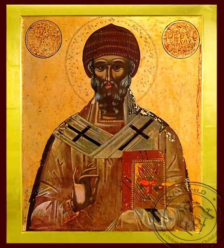 Saint Spyridon, Bishop of Tremithon, Cyprus - Byzantine Icon