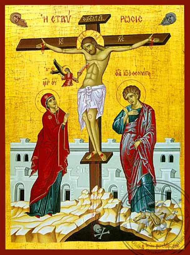 ჯვარცმა, ხელნაწერი ხატი