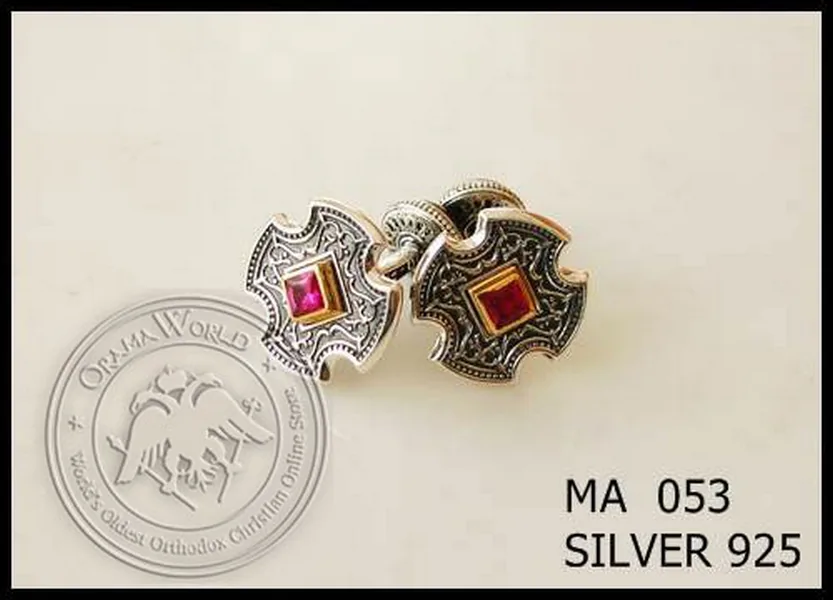 Silver Clergy Cufflinks - 053