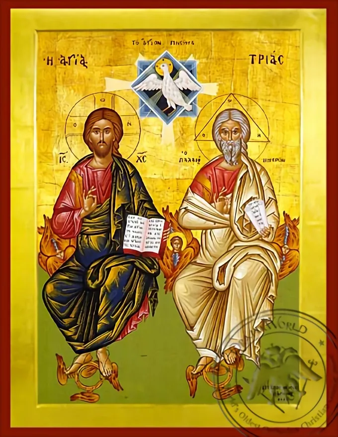 წმინდა სამება, ბიზანტიური ხატი
