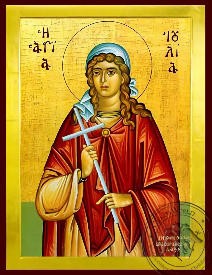 Saint Julia - Byzantine Icon