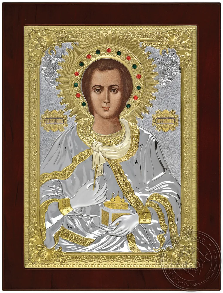 წმინდა პანტელეიმონი ათონის მთის, ვერცხლის ხატი