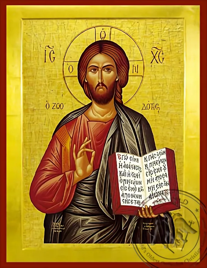 Christ Blessing, the Life - Giver - Byzantine Icon