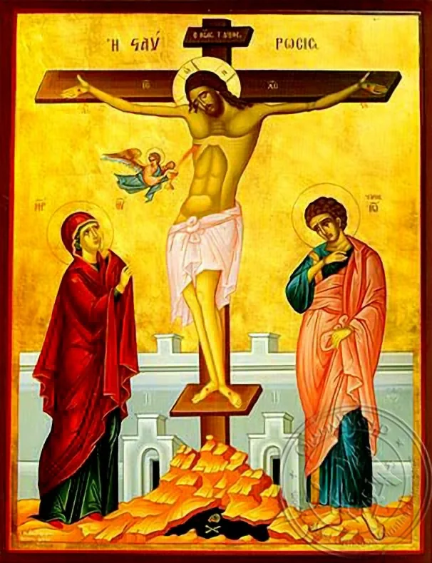 Crucifixion - Hand Painted Icon