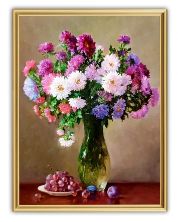 Picture 30×40, 3D print on plastic, in gilded frame №14