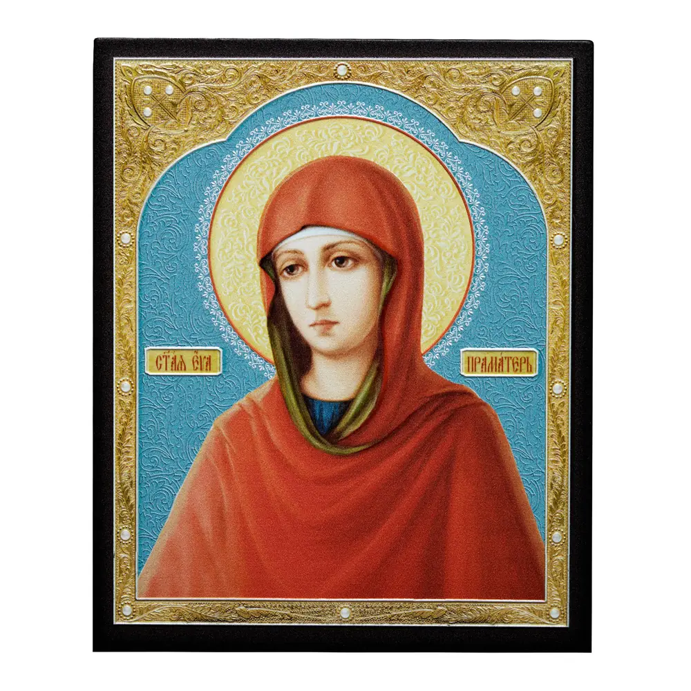 Icon on board 13×15 3D print, varnish Eve 2