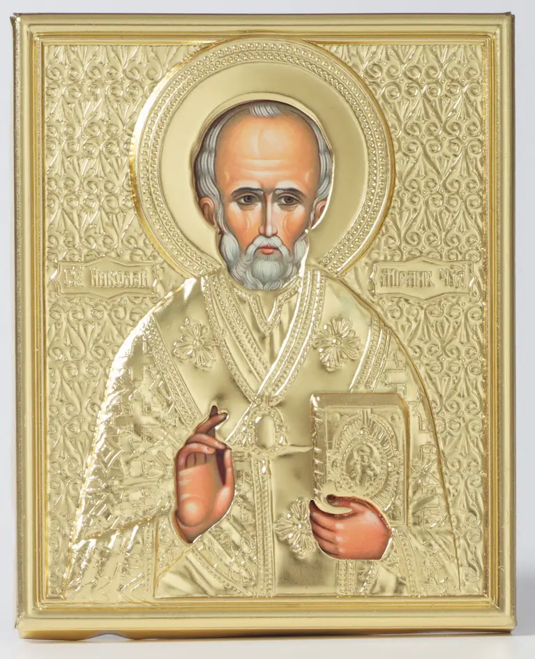 Icon in riza 9×11 3D, film Nicholas the Wonderworker