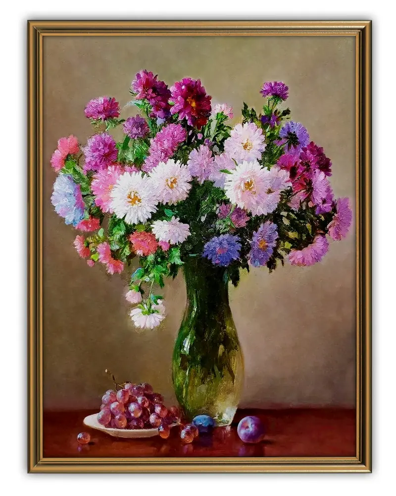 Picture 30×40, 3D print on plastic, in brown frame №14